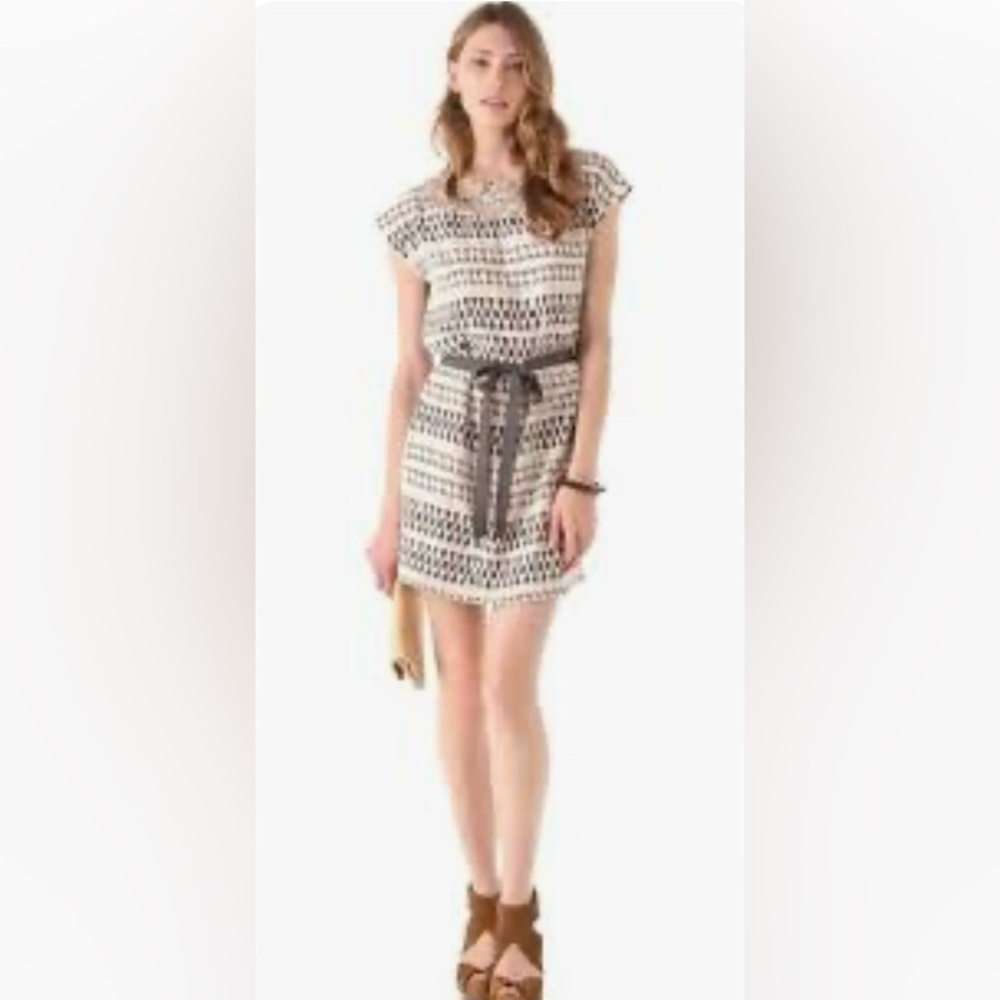 Club Monaco Silk Belted Mini Dress – Size Small